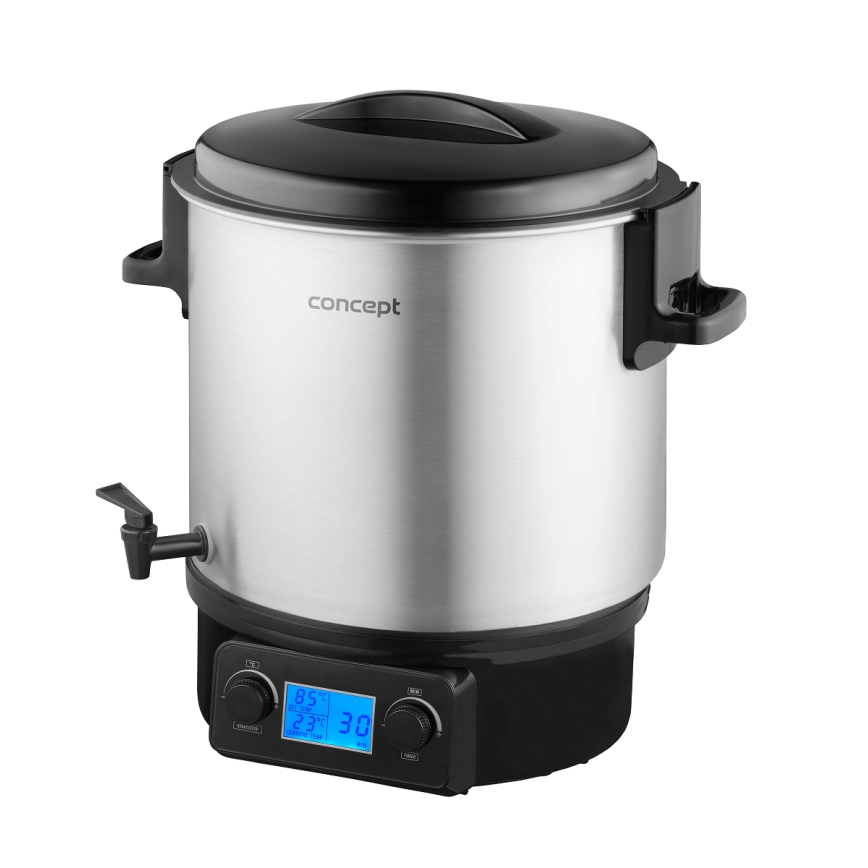Concept ZH0040 - Zavárací hrniec 27 l 2000W/230V nerez/čierna
