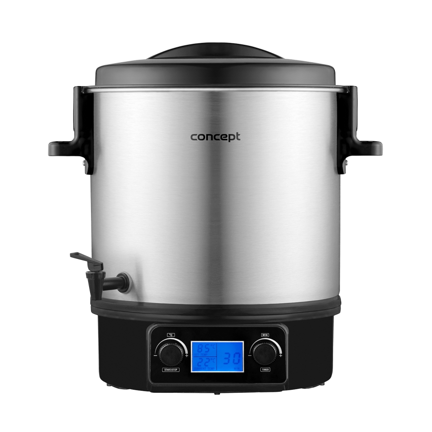 Concept ZH0040 - Zavárací hrniec 27 l 2000W/230V nerez/čierna