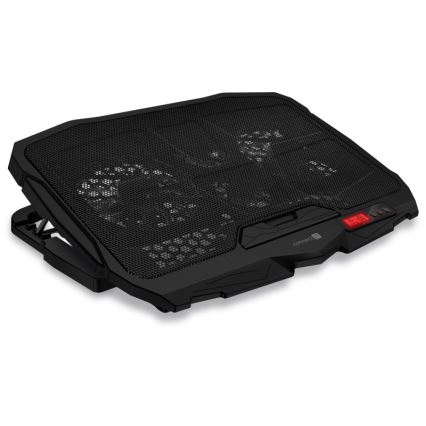 CONNECT IT CCP-2200-RD - Chladiaca podložka pre notebook 4x ventilátor 2xUSB čierna/červená