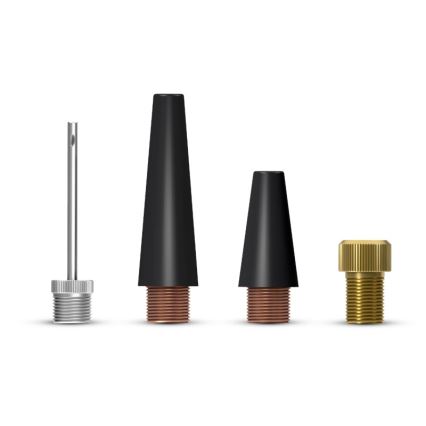 CONNECT IT CFF-4500-BK - Digitálny kapesný kompresor AirFlow 80W/6000 mAh čierna