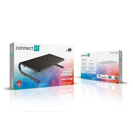 CONNECT IT CFH-2010-BK - Multifunkčný kovový podstavec čierna