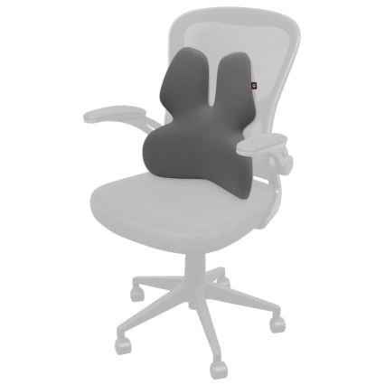 CONNECT IT CFH-5902-GY - Bedrová opierka na stoličku šedá