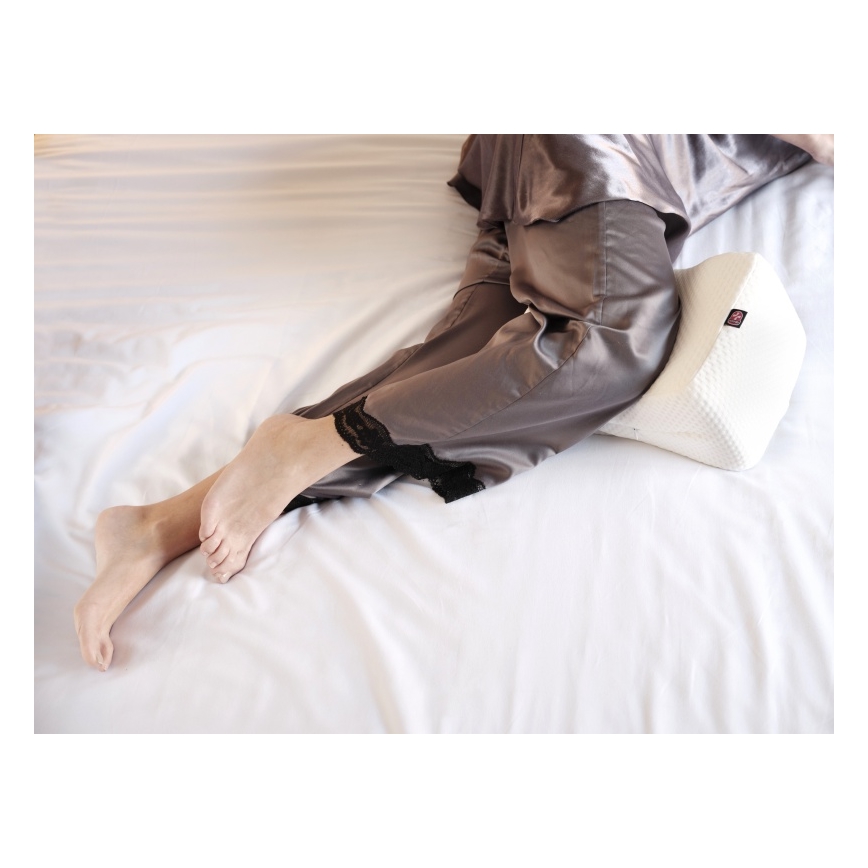 CONNECT IT CFH-6010-WH - Anatomický vankúš medzi kolená Taurus Knee biela