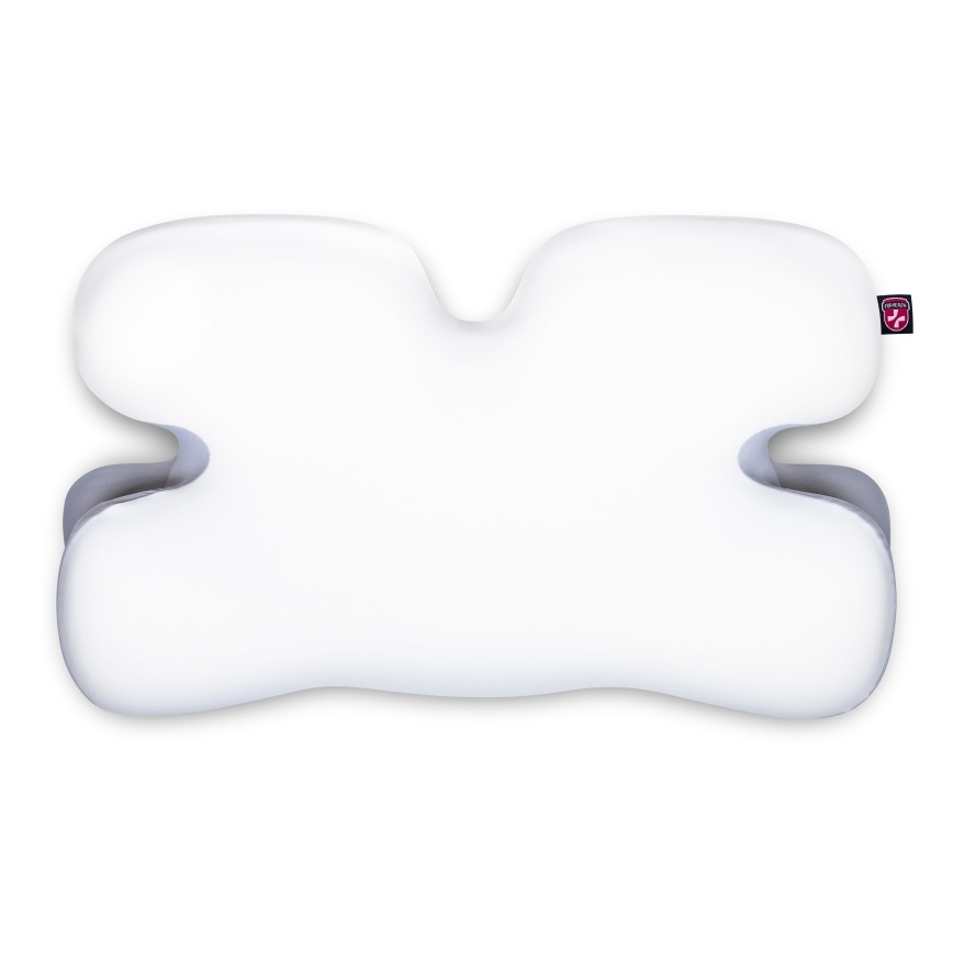 CONNECT IT CFH-6030-WH - Anatomický vankúš Virgo biela/sivá