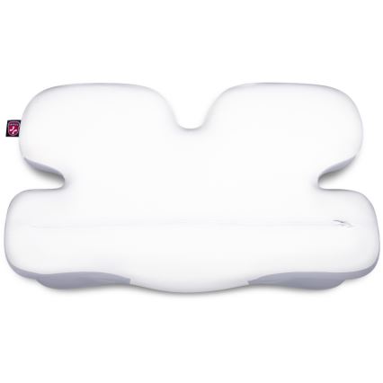 CONNECT IT CFH-6030-WH - Anatomický vankúš Virgo biela/sivá