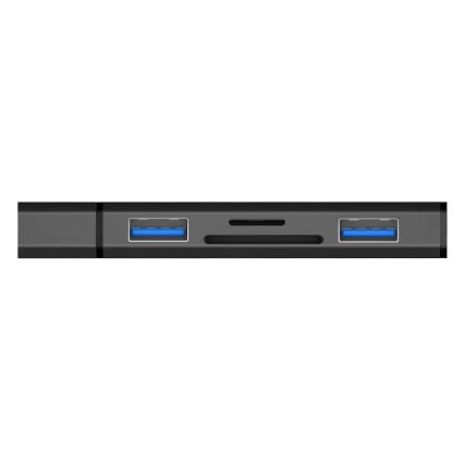 CONNECT IT CHU-4060-AN - USB-A hub s čítačkou pamäťových kariet 4v1