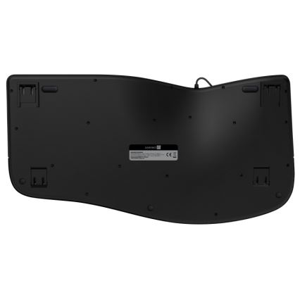 CONNECT IT CKB-2800-CS - Ergonomická bezdrôtová klávesnica s CZ/SK lokalizáciou čierna