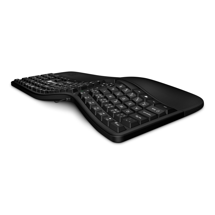 CONNECT IT CKB-2800-CS - Ergonomická bezdrôtová klávesnica s CZ/SK lokalizáciou čierna