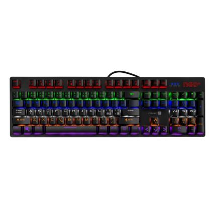 CONNECT IT CKB-3591-CS - LED RGB Káblová herná klávesnica s CZ/SK lokalizáciou čierna + červený rámik