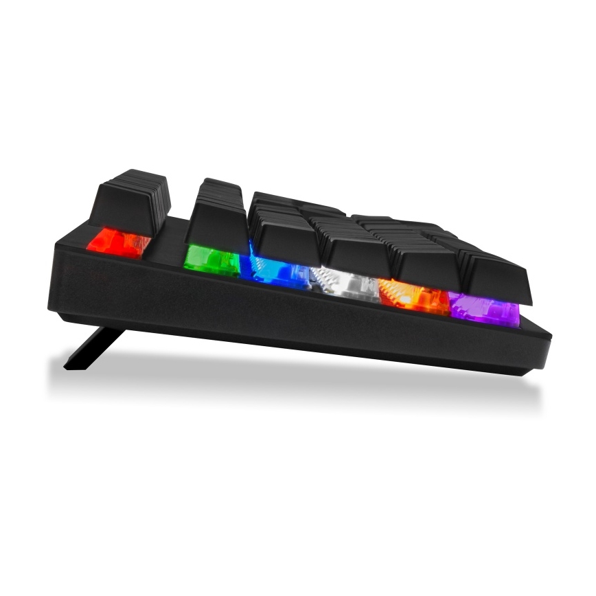 CONNECT IT CKB-3591-CS - LED RGB Káblová herná klávesnica s CZ/SK lokalizáciou čierna + červený rámik
