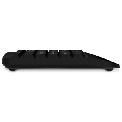 CONNECT IT CKM-6010-CS - Ergonomická bezdrôtová klávesnica a myš 800/1200/1600/2400 DPI s CZ/SK lokalizáciou 1xAA + 2xAAA čierna
