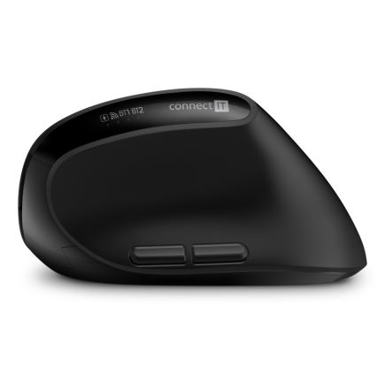 CONNECT IT CKM-6010-CS - Ergonomická bezdrôtová klávesnica a myš 800/1200/1600/2400 DPI s CZ/SK lokalizáciou 1xAA + 2xAAA čierna
