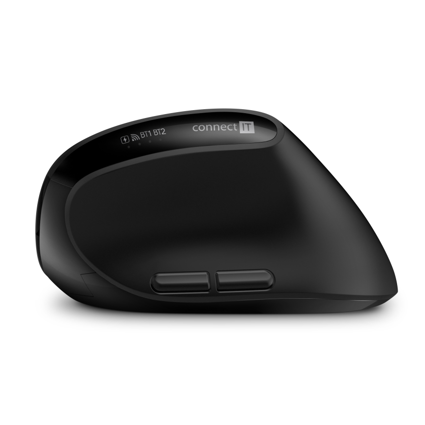 CONNECT IT CKM-6010-CS - Ergonomická bezdrôtová klávesnica a myš 800/1200/1600/2400 DPI s CZ/SK lokalizáciou 1xAA + 2xAAA čierna