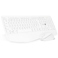 CONNECT IT CKM-7804-CS - Bezdrôtová klávesnica a myš 1200 DPI s CZ/SK lokalizáciou 1xAAA + 1xAA biela