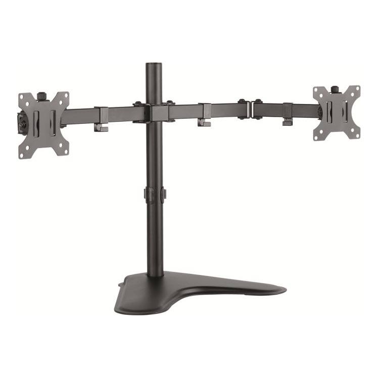 CONNECT IT CMF-3204-BK - Univerzálny držiak na 2 monitory 13-32” čierna