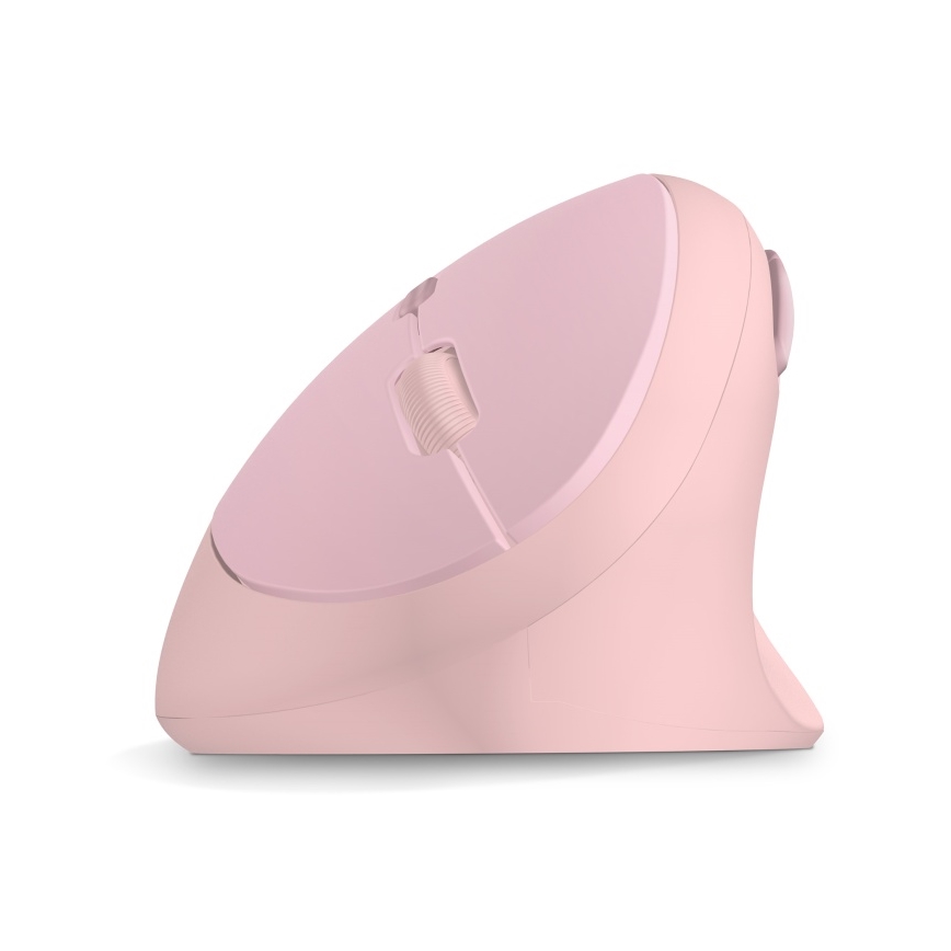 CONNECT IT CMO-2600-PK - Ergonomická bezdrôtová myš 800/1200/1600 DPI 1xAA ružová
