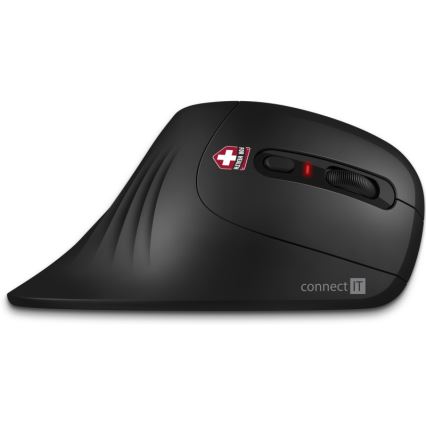 CONNECT IT CMO-2900-BK - Ergonomická bezdrôtová myš 800/1200/1600 DPI 1xAA čierna