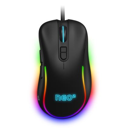 CONNECT IT CMO-3589-BK - LED RGB Káblová herná myš 200-7200 DPI čierna