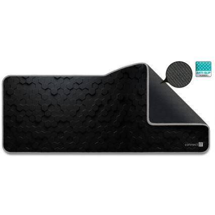CONNECT IT CMP-2000-XL - Podložka pod klávesnicu a myš 79,5x34,5 cm čierna