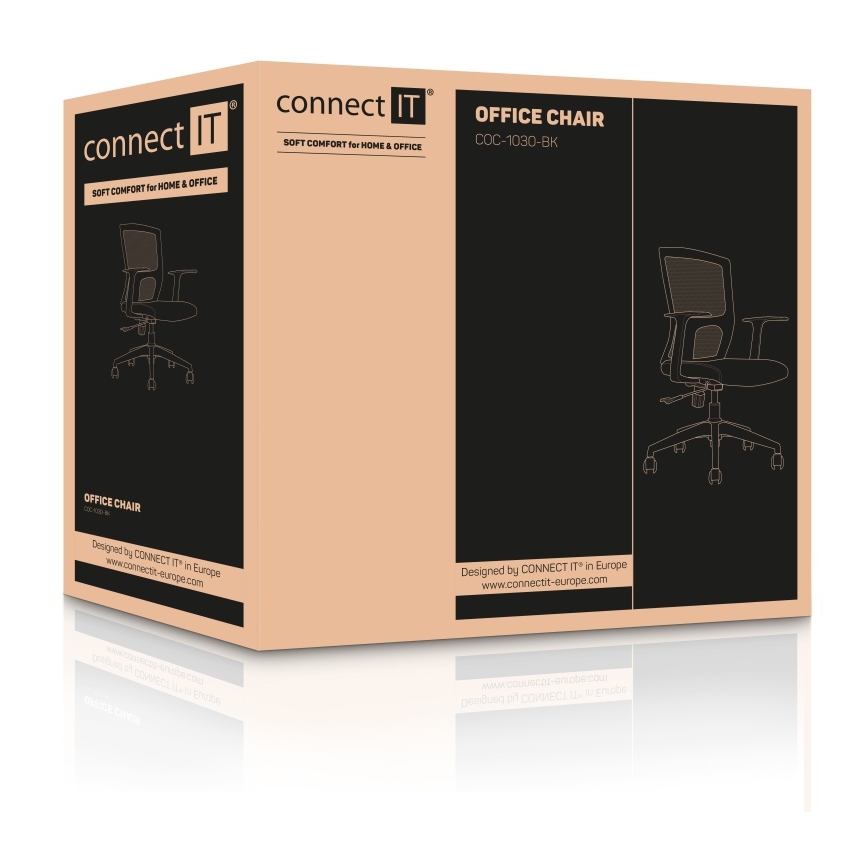 CONNECT IT COC-1030-BK - Kancelárska stolička ForHealth BetaPro čierna