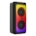 CONNECT IT HSP-3050-BK - LED Bezdrôtový reproduktor s mikrofónom 60W/5V 4500 mAh čierna + diaľkové ovládanie