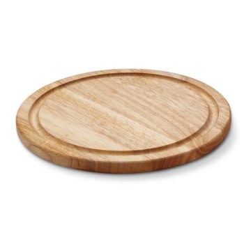 Continenta C30606 - Kuchynská doska na servírovanie steakov pr. 30 cm gumovník