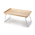 Continenta C3245 - Podnos na posteľ 53x32 cm kaučukové drevo