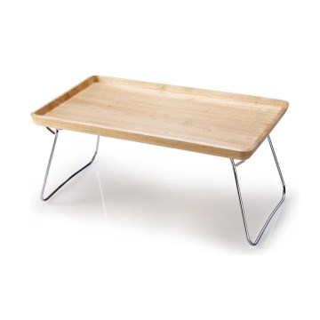 Continenta C3245 - Podnos na posteľ 53x32 cm kaučukové drevo
