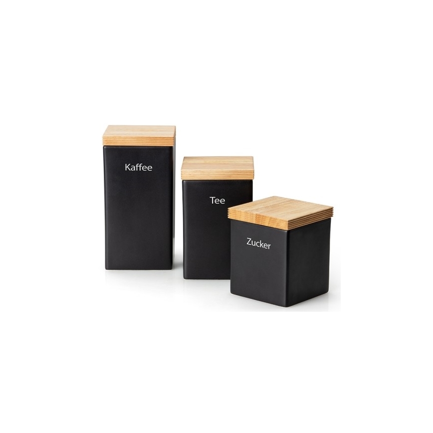 Continenta C3714 - Keramická dóza na potraviny s vekom 10x10x20,5 cm