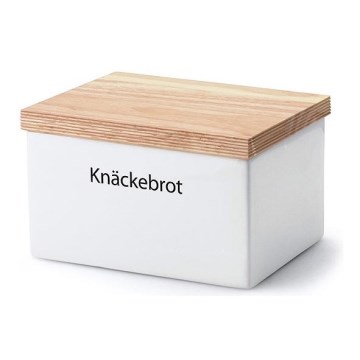 Continenta C3950 - Keramická dóza na potraviny s viečkom 17,5x13,5x11 cm kaučukovník