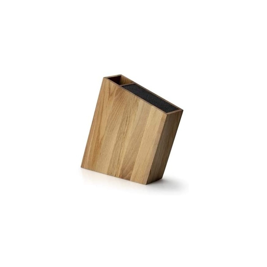 Continenta C4151 - Stojan na nože s flexi vložkou a priehradkou 31x8x24,5 cm dub