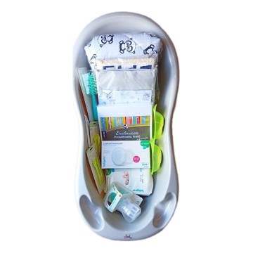 COSING - 16-dielna štartovacia sada pre novorodenca sivá