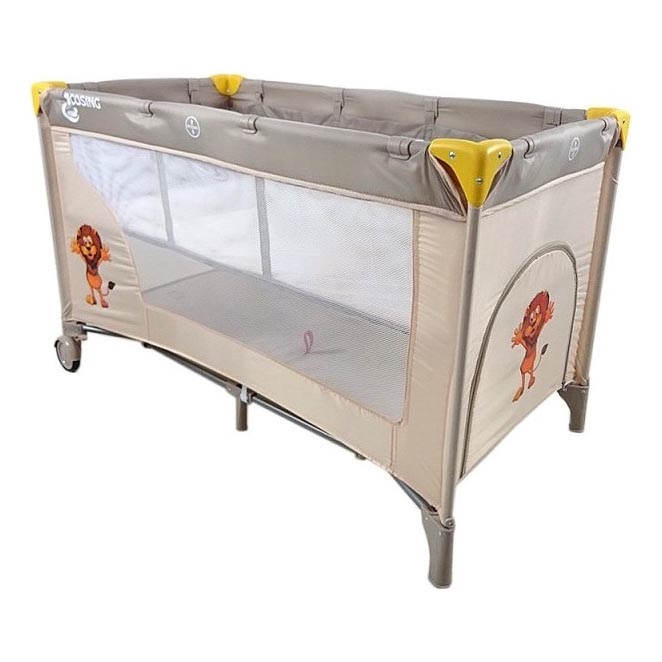 COSING - Cestovná postieľka s polohovaním ADAM Lion Beige