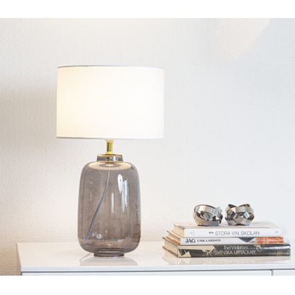 Cottex - Stolná lampa BLAKE 1xE27/8W/230V sivá