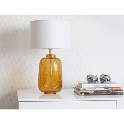 Cottex - Stolná lampa BLAKE 1xE27/8W/230V hnedá