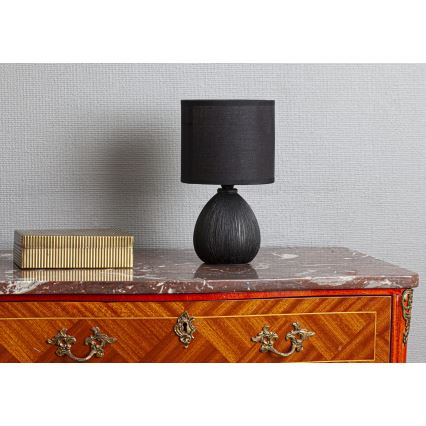 Cottex - Stolová lampa MADISON 1xE14/8W/230V čierna