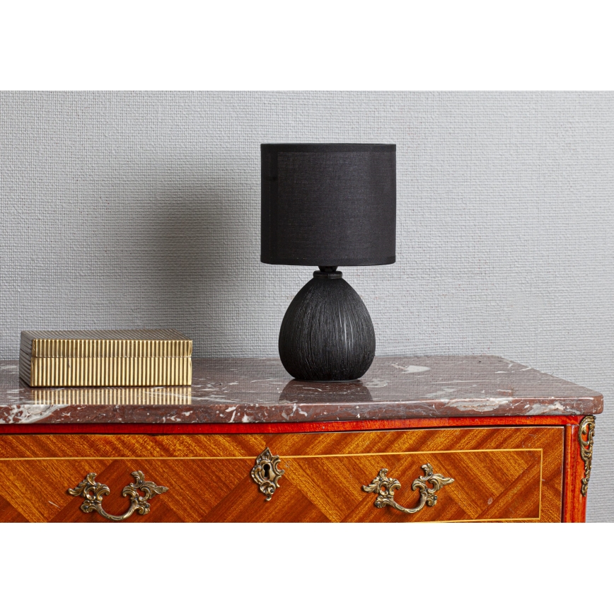 Cottex - Stolová lampa MADISON 1xE14/8W/230V čierna