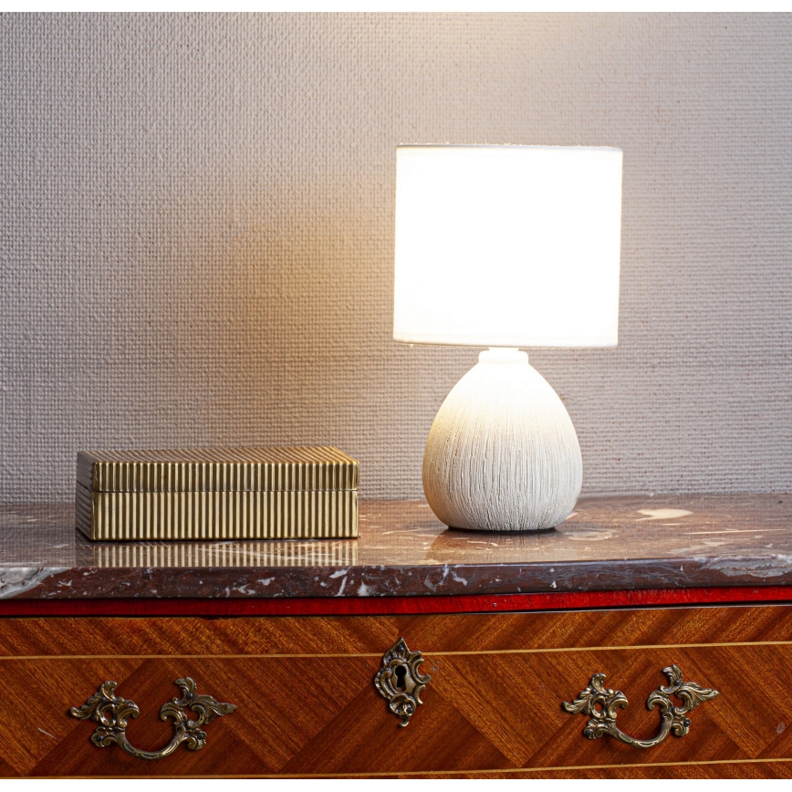 Cottex - Stolná lampa MADISON 1xE14/8W/230V krémová