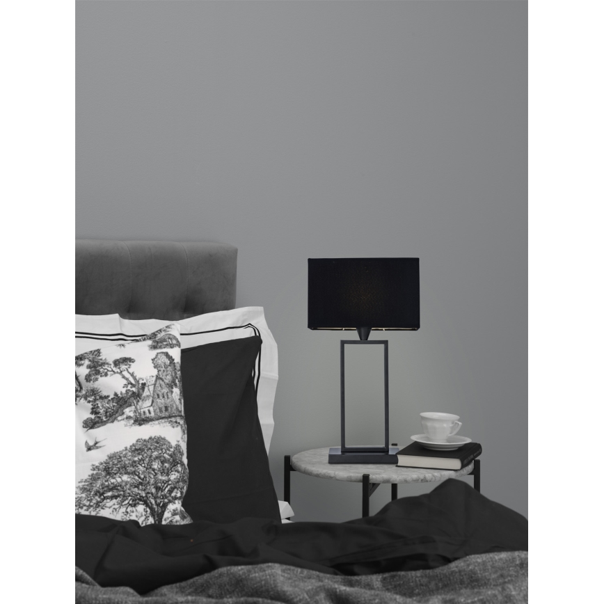 Cottex - Stolová lampa KENSINGTON 1xE14/40W/230V čierna