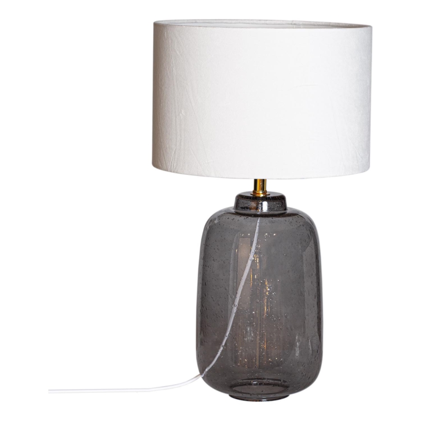 Cottex - Stolná lampa BLAKE 1xE27/8W/230V sivá