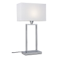 Cottex - Stolová lampa KENSINGTON 1xE14/40W/230V strieborná