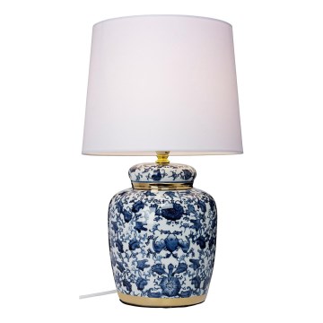 Cottex - Stolová lampa KLASSISK 1xE14/40W/230V modrá