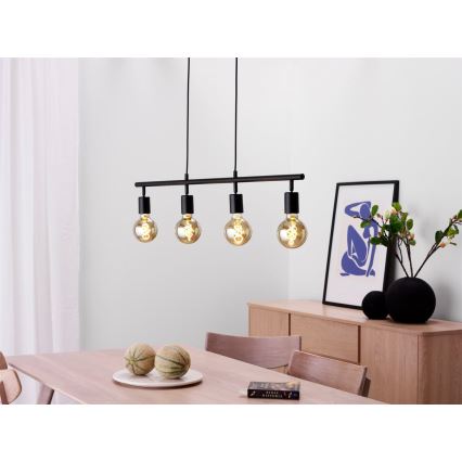 Cottex - Závesný luster na lankách ARC 4xE27/60W/230V