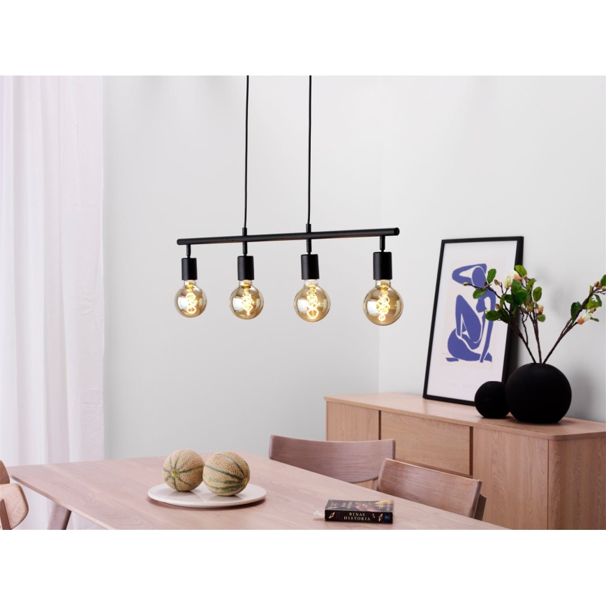Cottex - Závesný luster na lankách ARC 4xE27/60W/230V