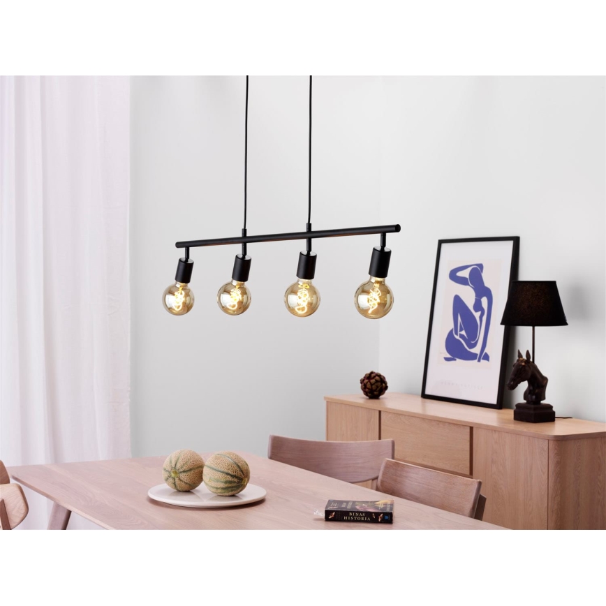 Cottex - Závesný luster na lankách ARC 4xE27/60W/230V