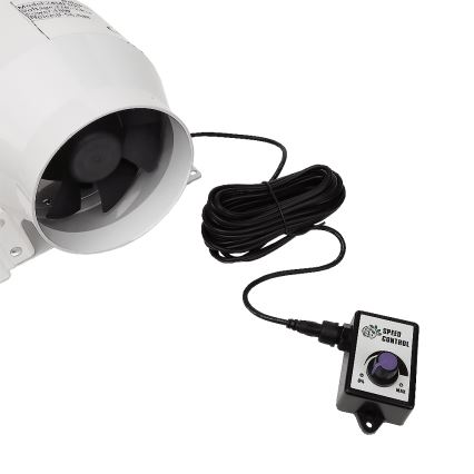 Dalap 24MF100 - Potrubný ventilátor s úsporným motorom a regulátorom otáčok MF 100 EC 18W/230V