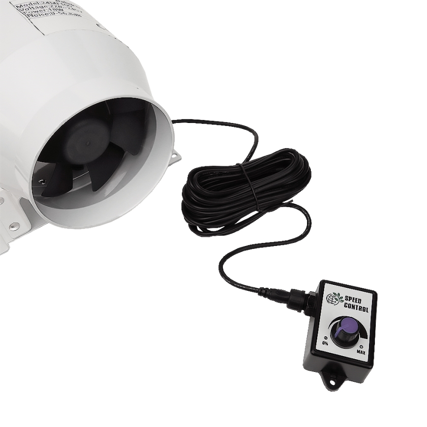 Dalap 24MF100 - Potrubný ventilátor s úsporným motorom a regulátorom otáčok MF 100 EC 18W/230V
