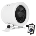 Dalap 24MF125 - Potrubný ventilátor s úsporným motorom a regulátorom otáčok MF 125 EC 20W/230V