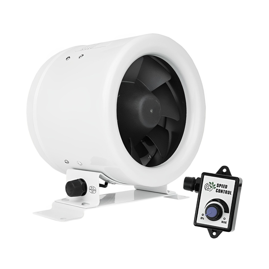 Dalap 24MF150 - Potrubný ventilátor s úsporným motorom a regulátorom otáčok MF 150 EC 40W/230V