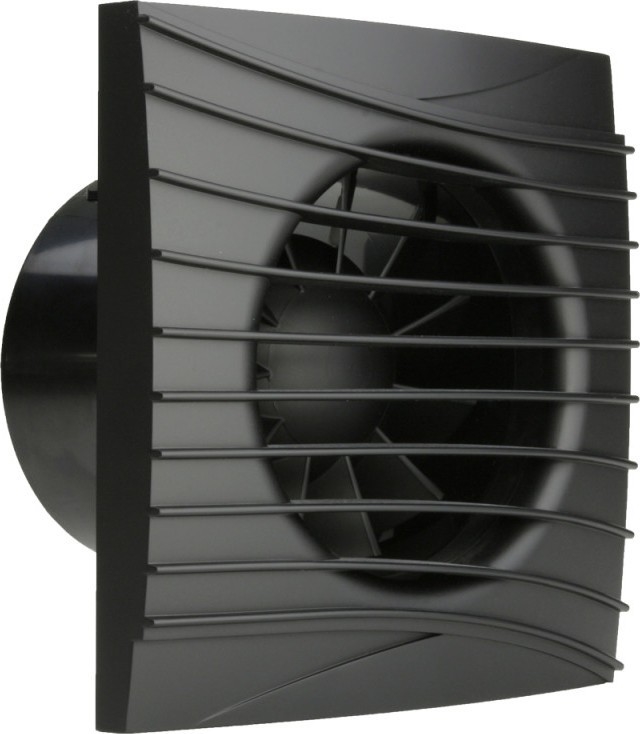 Dalap 41096ZW - Axiálny ventilátor s časovačom 125 DARK ZW 10W/230V